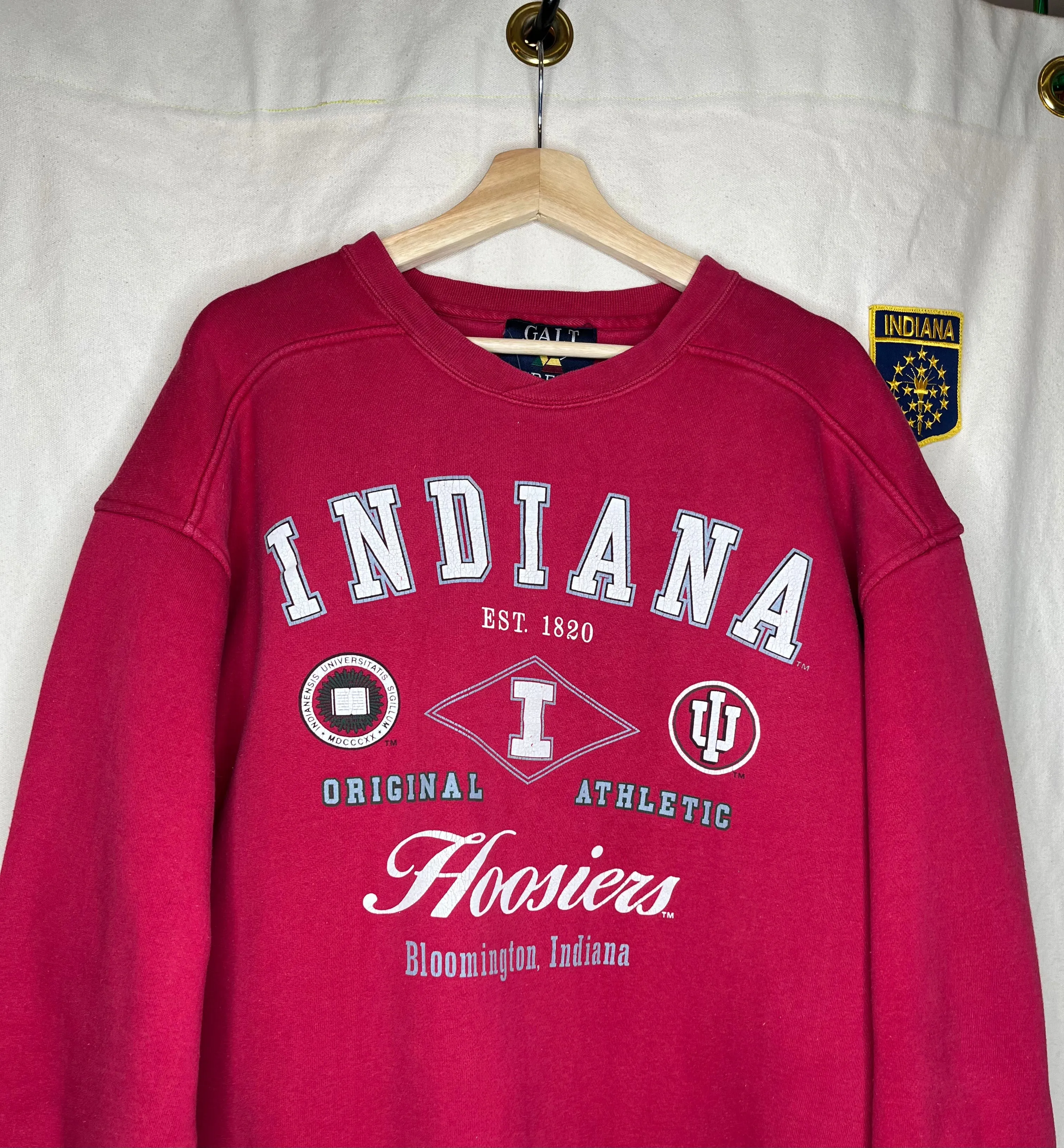 Indiana University Galt Sand Crewneck: L