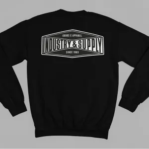 INDUSTRY & SUPPLY BACK PRINT SWEATSHIRT