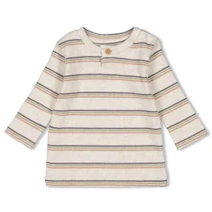 INTO THE FOREST-  Ribbed Knit Forest Stripe Top