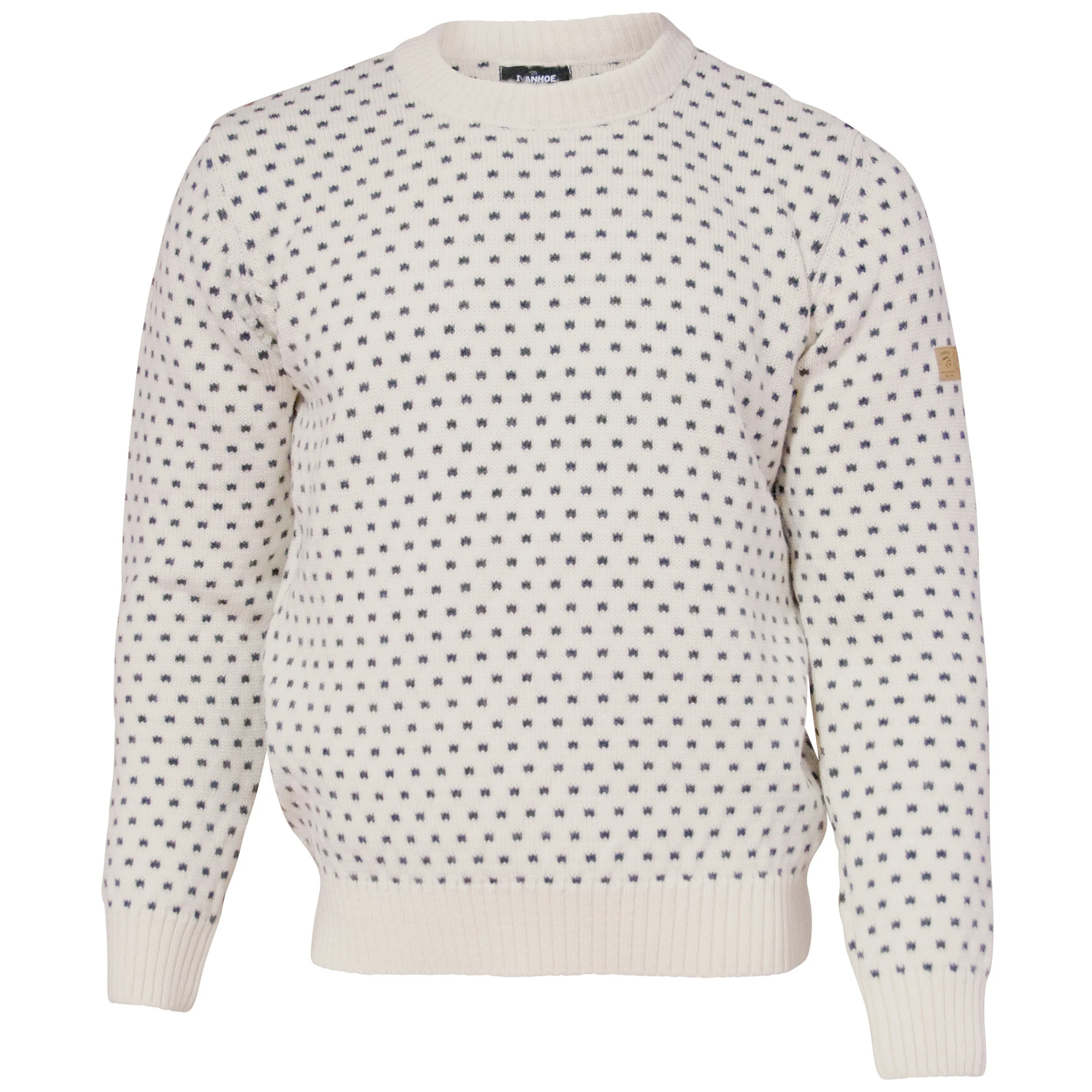 Ivanhoe Men&#x27;s Sverre Crewneck Off White | Buy Ivanhoe Men&#x27;s Sverre Crewneck Off White here | Outnorth