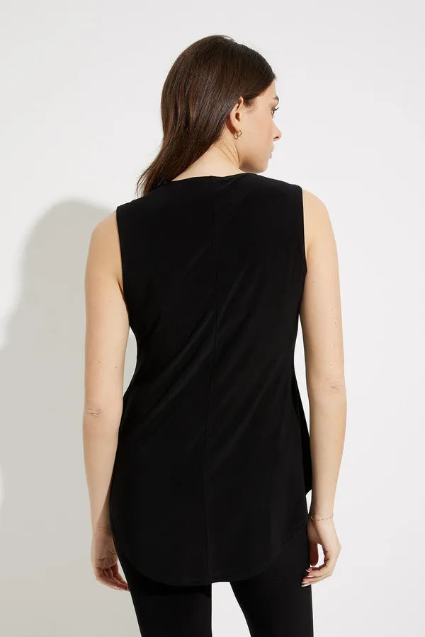 Joseph Ribkoff Gathered V-neck Tunic