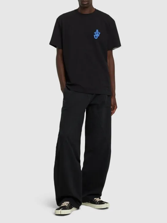 JW Anderson   Anchor logo cotton t-shirt 
