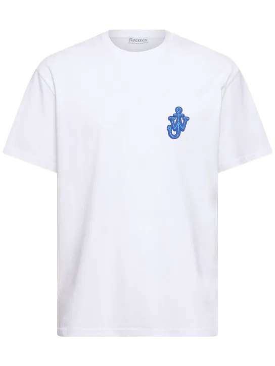 JW Anderson   Anchor logo cotton t-shirt 