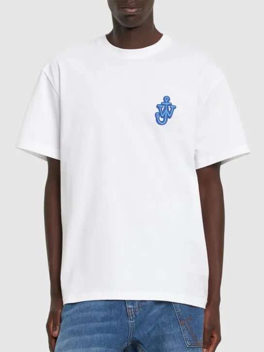 JW Anderson   Anchor logo cotton t-shirt 