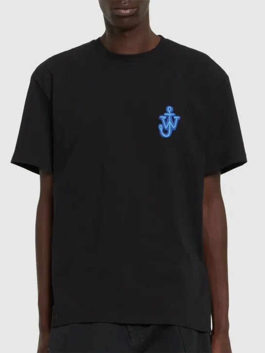 JW Anderson   Anchor logo cotton t-shirt 