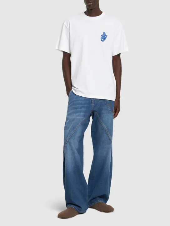 JW Anderson   Anchor logo cotton t-shirt 