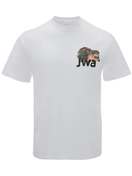 JW Anderson   Cotton jersey logo t-shirt 