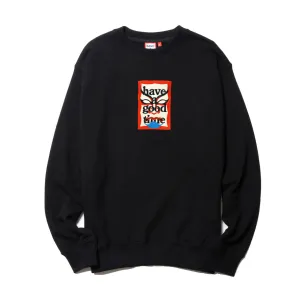 Kabuki Frame Embroidered Crewneck