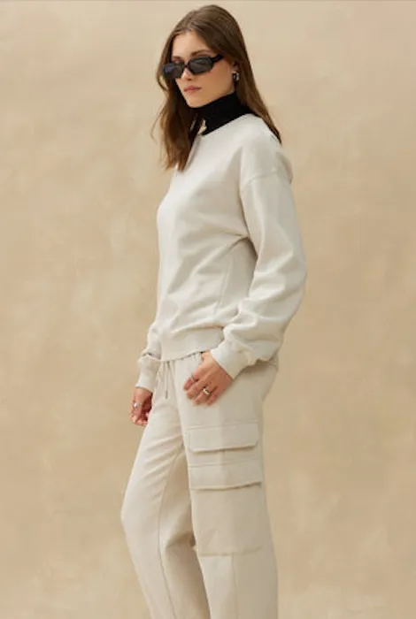 KUWALLA TEE CREW SWEATER 3.0 - CREAM