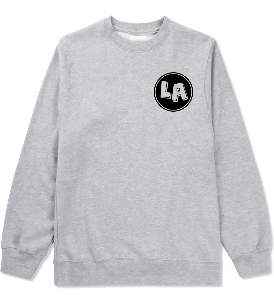 LA Circle Chest Los Angeles Crewneck Sweatshirt