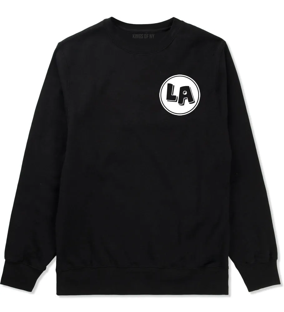LA Circle Chest Los Angeles Crewneck Sweatshirt