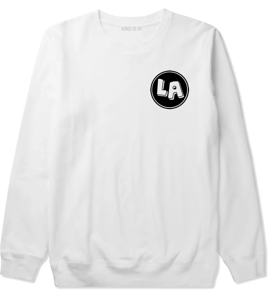 LA Circle Chest Los Angeles Crewneck Sweatshirt