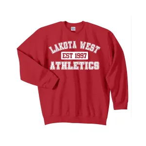 Lakota West Athletics Crewneck (Red)