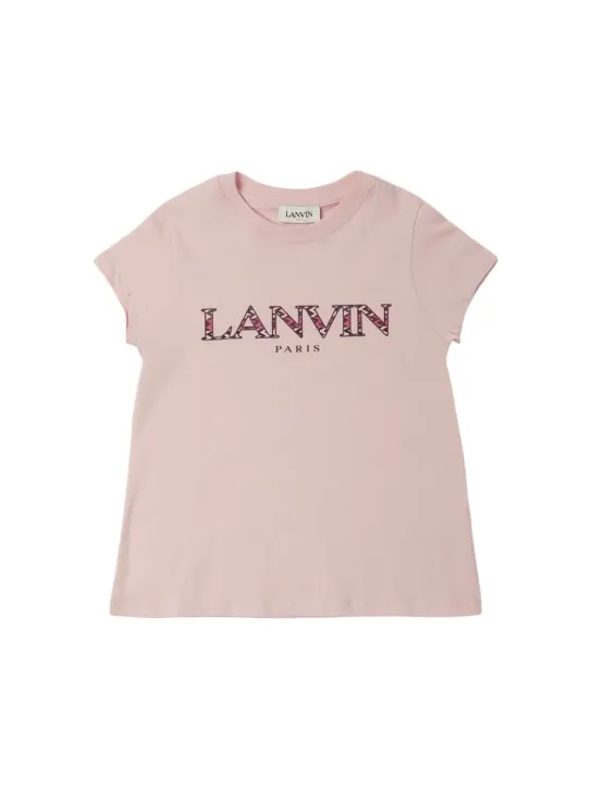 Lanvin   Logo cotton jersey t-shirt 