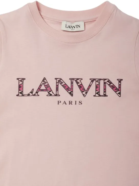 Lanvin   Logo cotton jersey t-shirt 