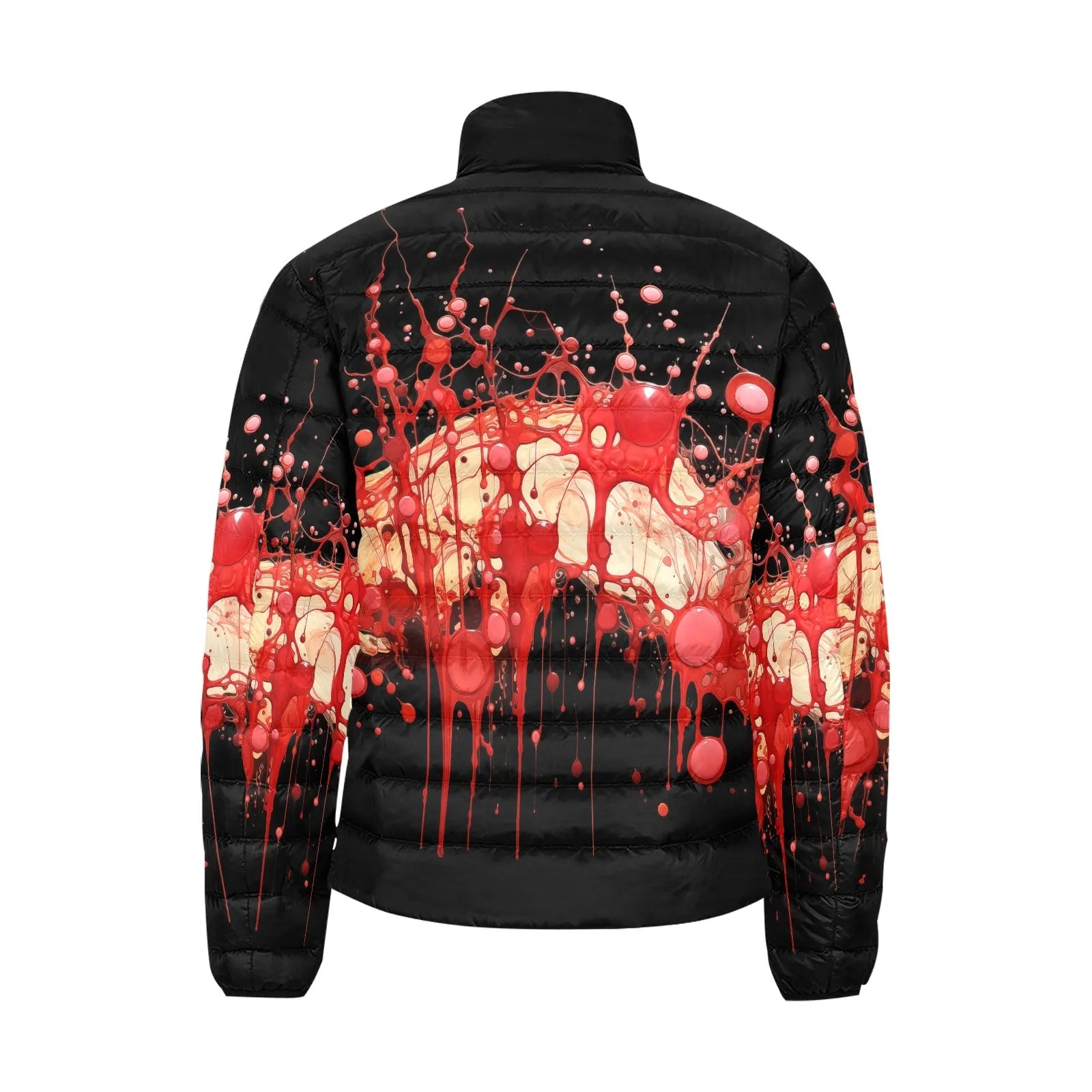 Leaky Guts Sickstem Splatter Puffer Jacket