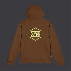 Logo Back Hoodie Brown