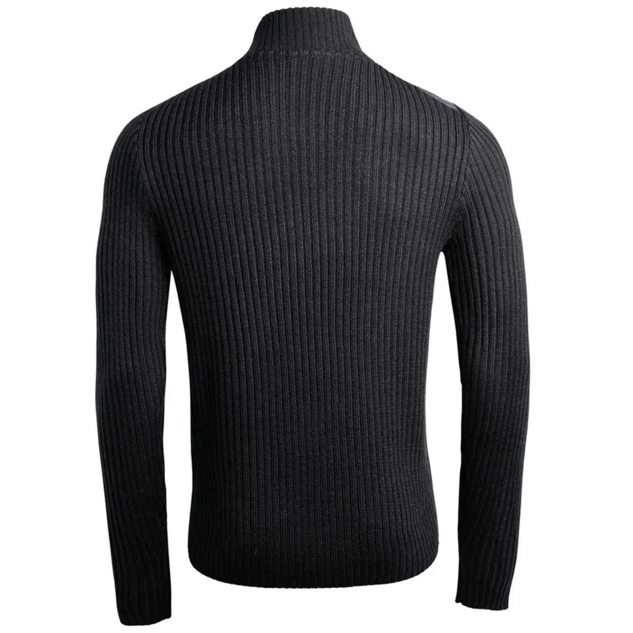 MEN&#x27;S FULL ZIP SWEATSHIRT WITH WOOL SLEEVES