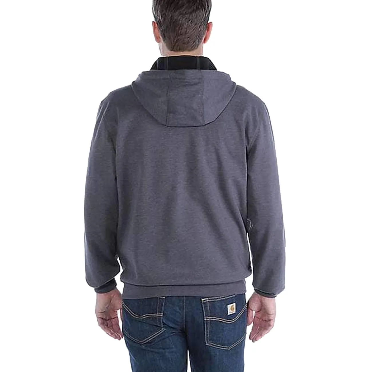 MEN&#x27;S SWEATSHIRT WITH ZIP AND CARHARTT HOOD