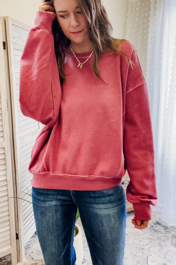 Mineral Washed Sweatshirt