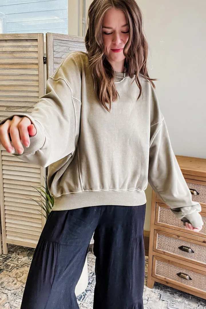 Mineral Washed Sweatshirt