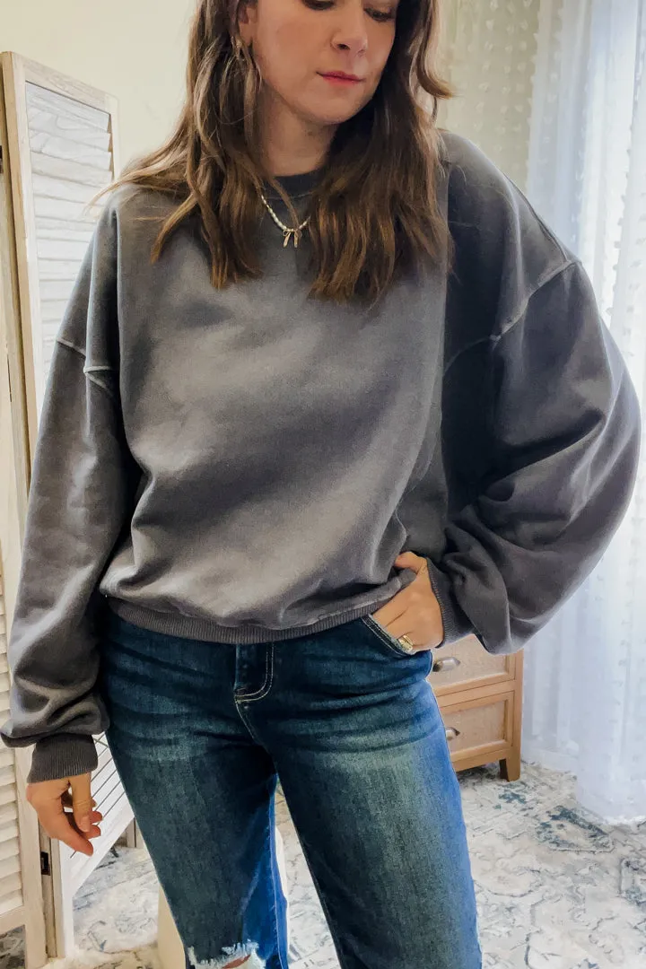 Mineral Washed Sweatshirt