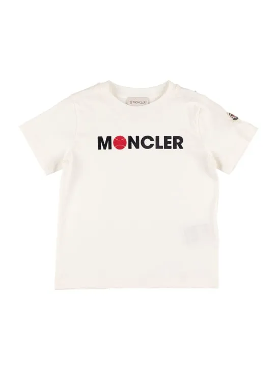 Moncler   Logo cotton jersey t-shirt 
