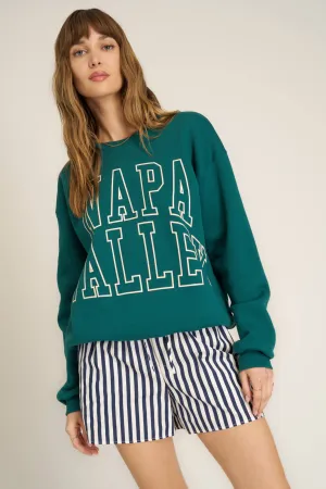 Napa Valley Arch Sweatshirt - Pacific Teal
