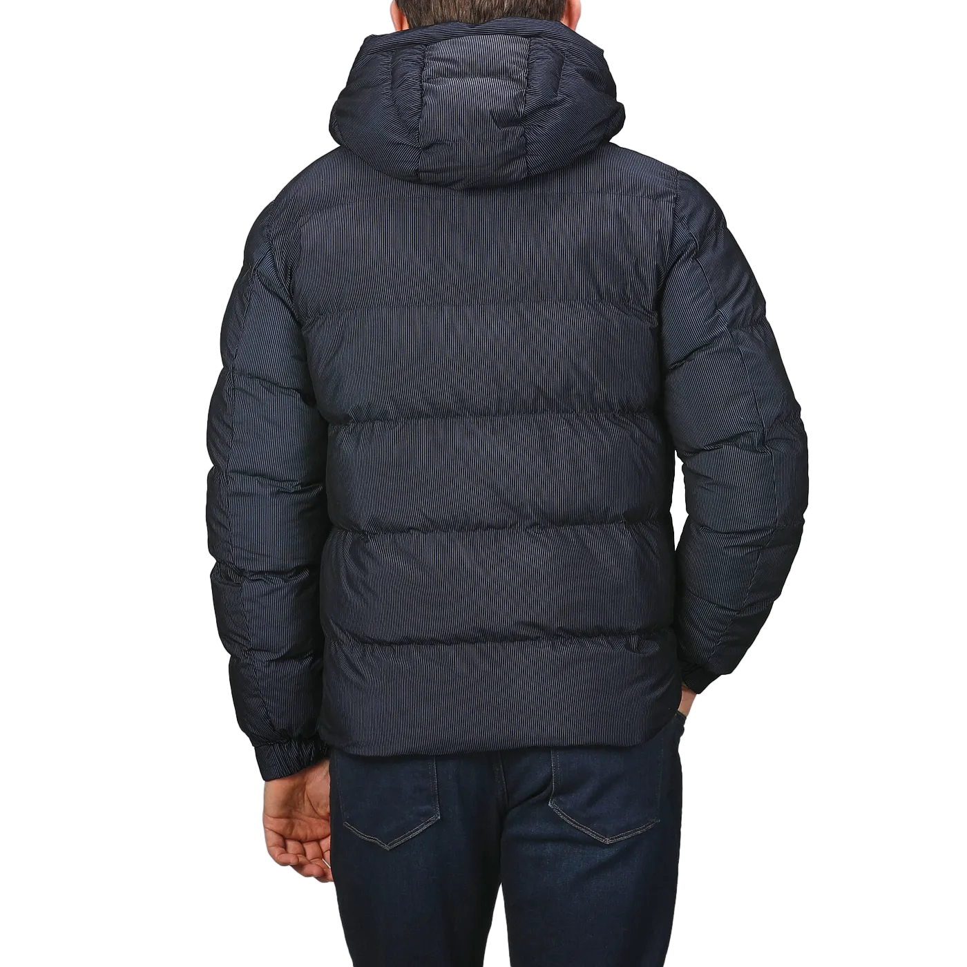 Navy Blue Technical Padded Maier Jacket