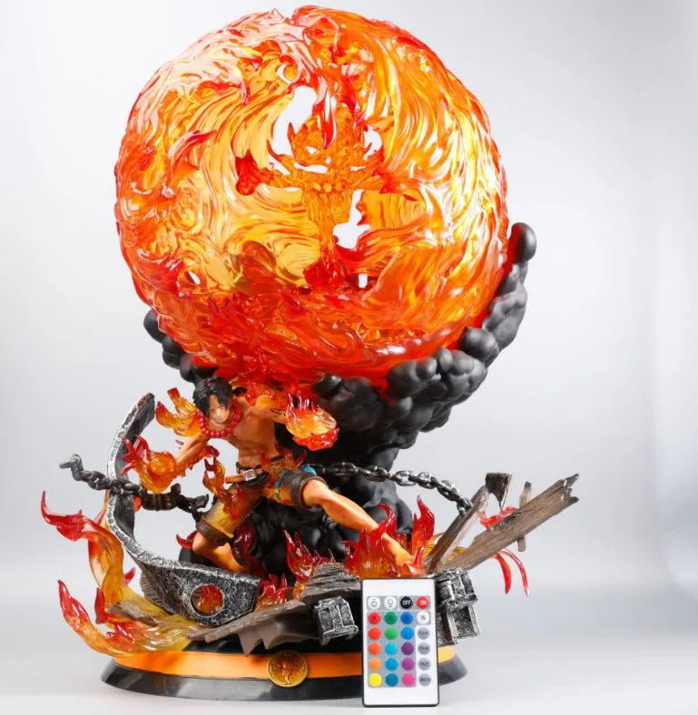 One Piece Portgas D. Ace - Figure with LED