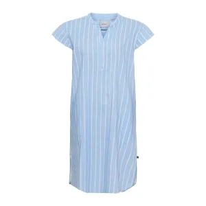 Pauline Tunic - Powder Blue / White