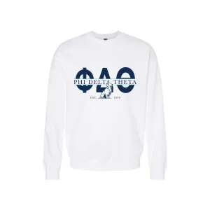 Phi Delt Golden Letters Crewneck