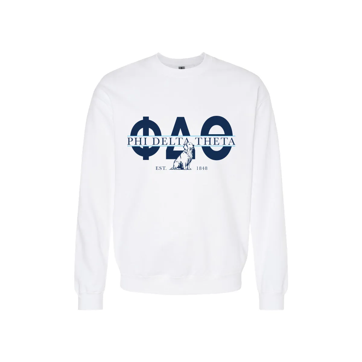 Phi Delt Golden Letters Crewneck