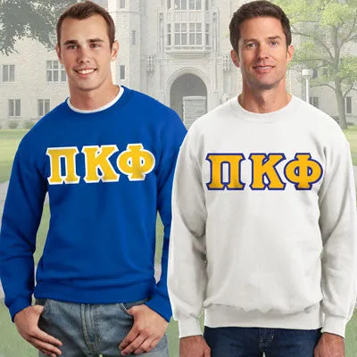 Pi Kappa Phi 9oz. Crewneck Sweatshirt, 2-Pack Bundle Deal - G120 - TWILL