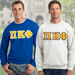 Pi Kappa Phi 9oz. Crewneck Sweatshirt, 2-Pack Bundle Deal - G120 - TWILL
