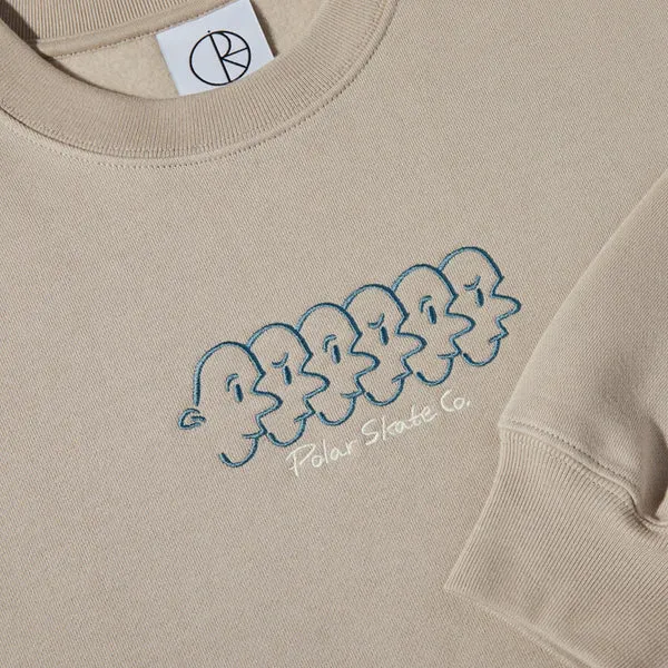 Polar Dave Crewneck Faces - Taupe