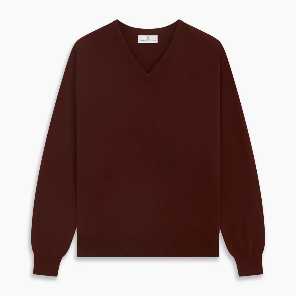 Port Cashmere V-Neck Jumper