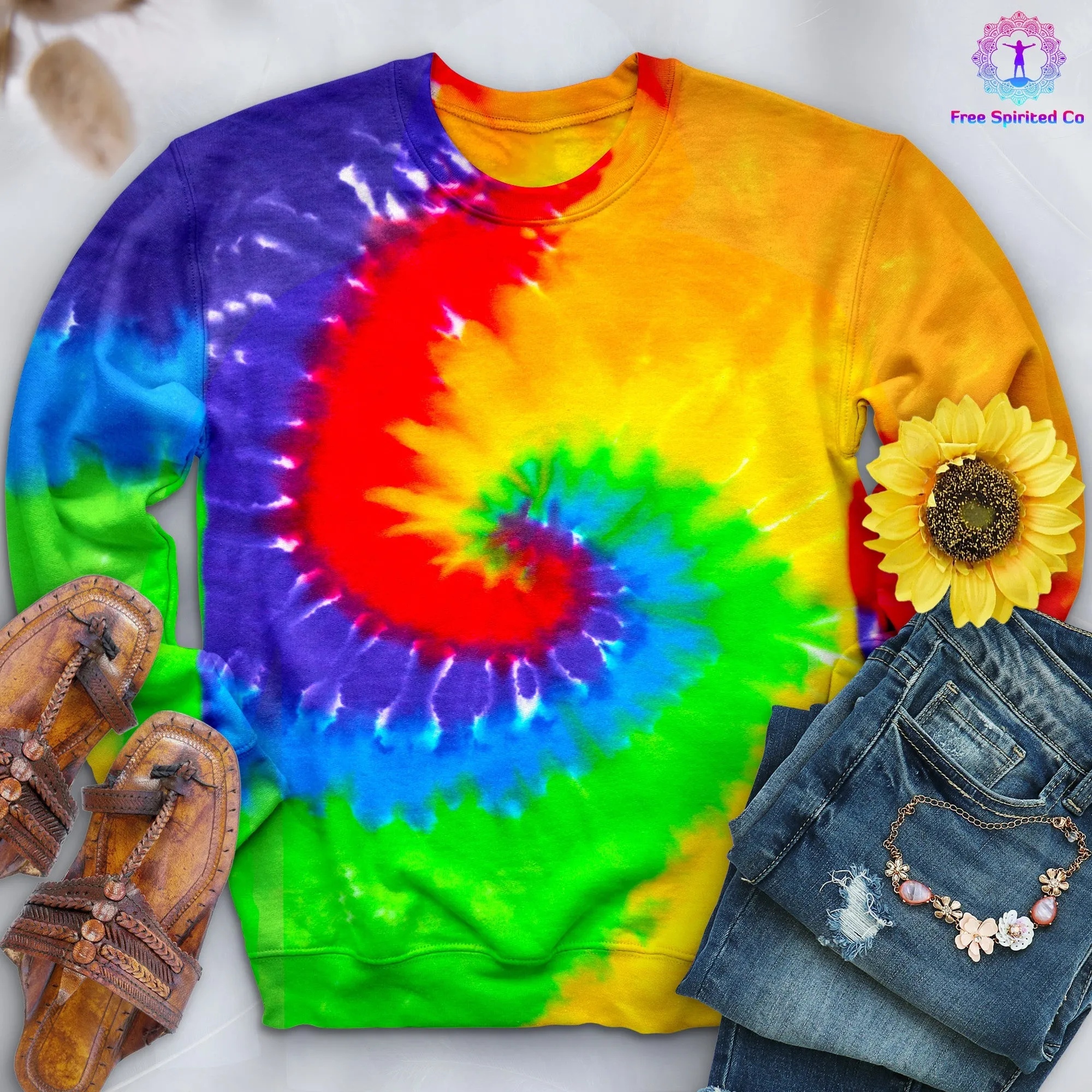 Prism Hand-Dyed Crewneck