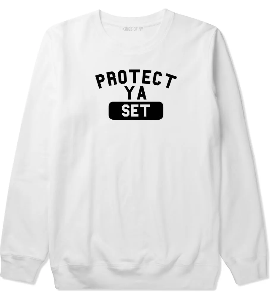 Protect Ya Set Neck Crewneck Sweatshirt