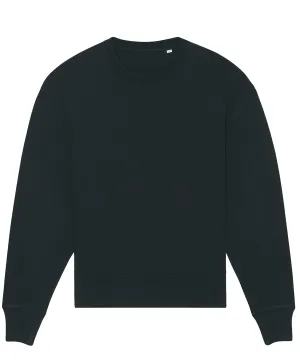 Radder oversized brushed crewneck (STSU857) | Black