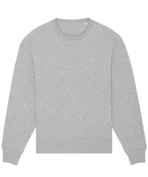 Radder oversized brushed crewneck (STSU857) | Heather Grey