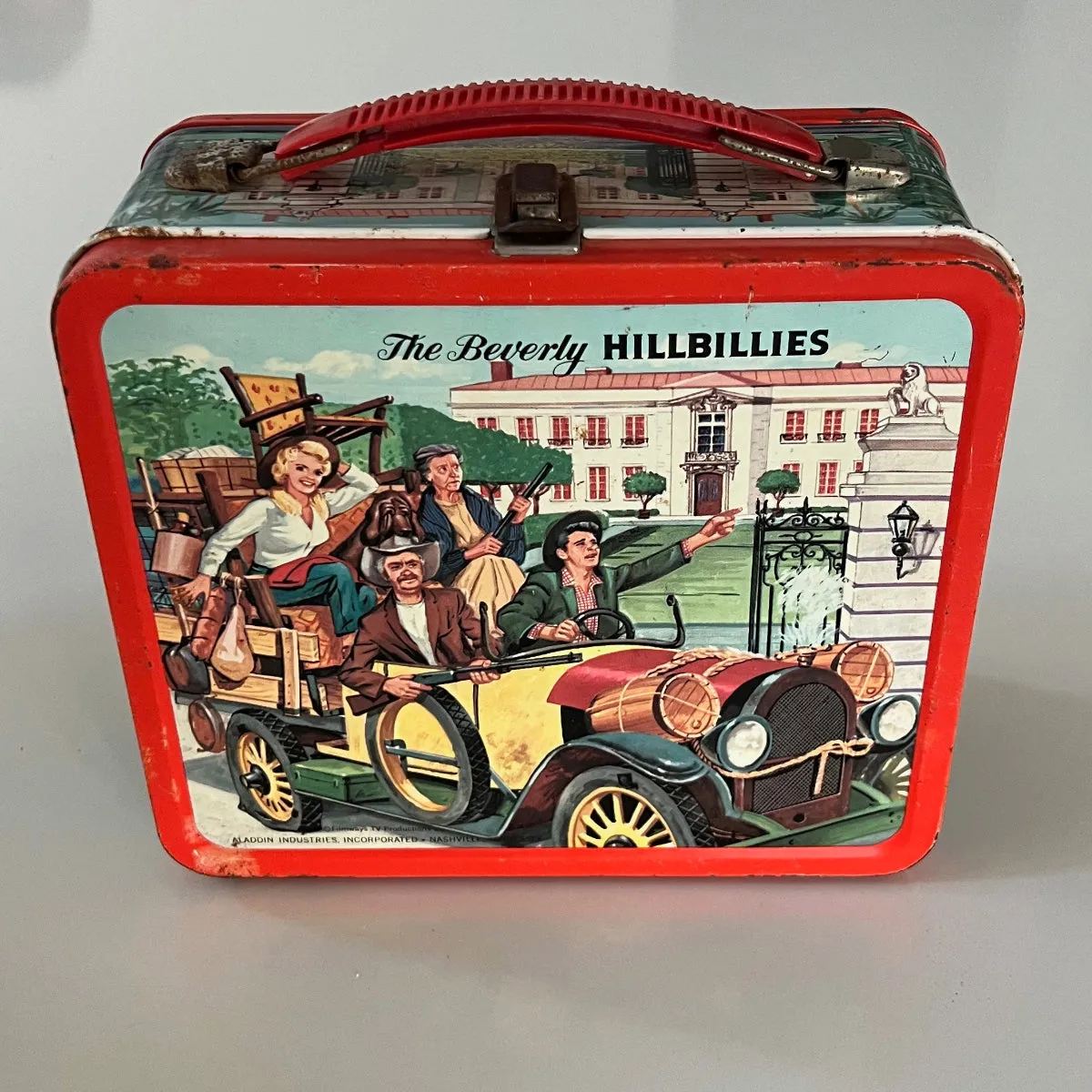 Rare Vintage 1963 The Beverly Hillbillies Lunchbox with thermos