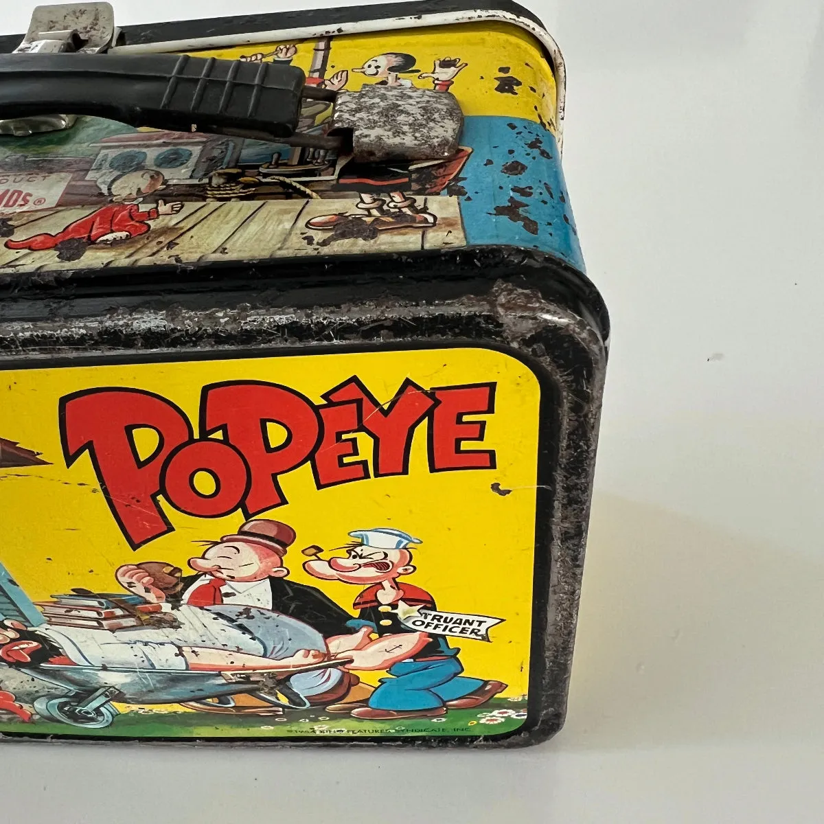 Rare Vintage 1964 Popeye Lunchbox with Thermos