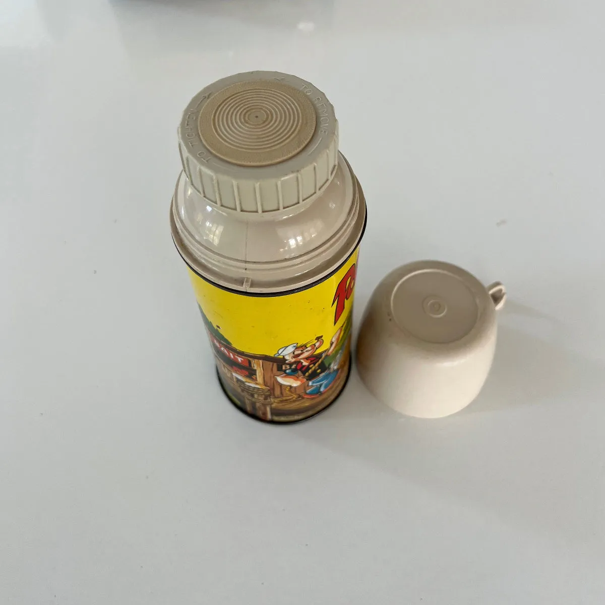 Rare Vintage 1964 Popeye Lunchbox with Thermos