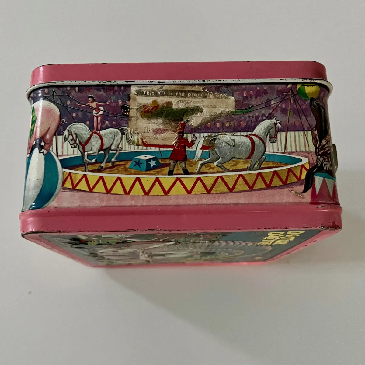 Rare Vintage Doctor Dolittle Lunch Box with Thermos