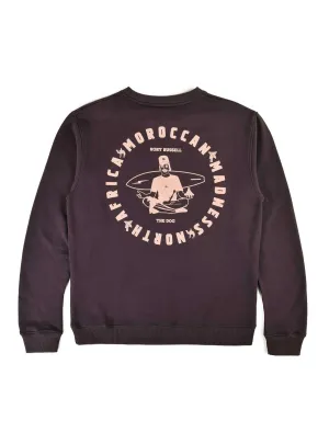 REGULAR SWEATSHIRT WITH FRONT AND BACK PRINT