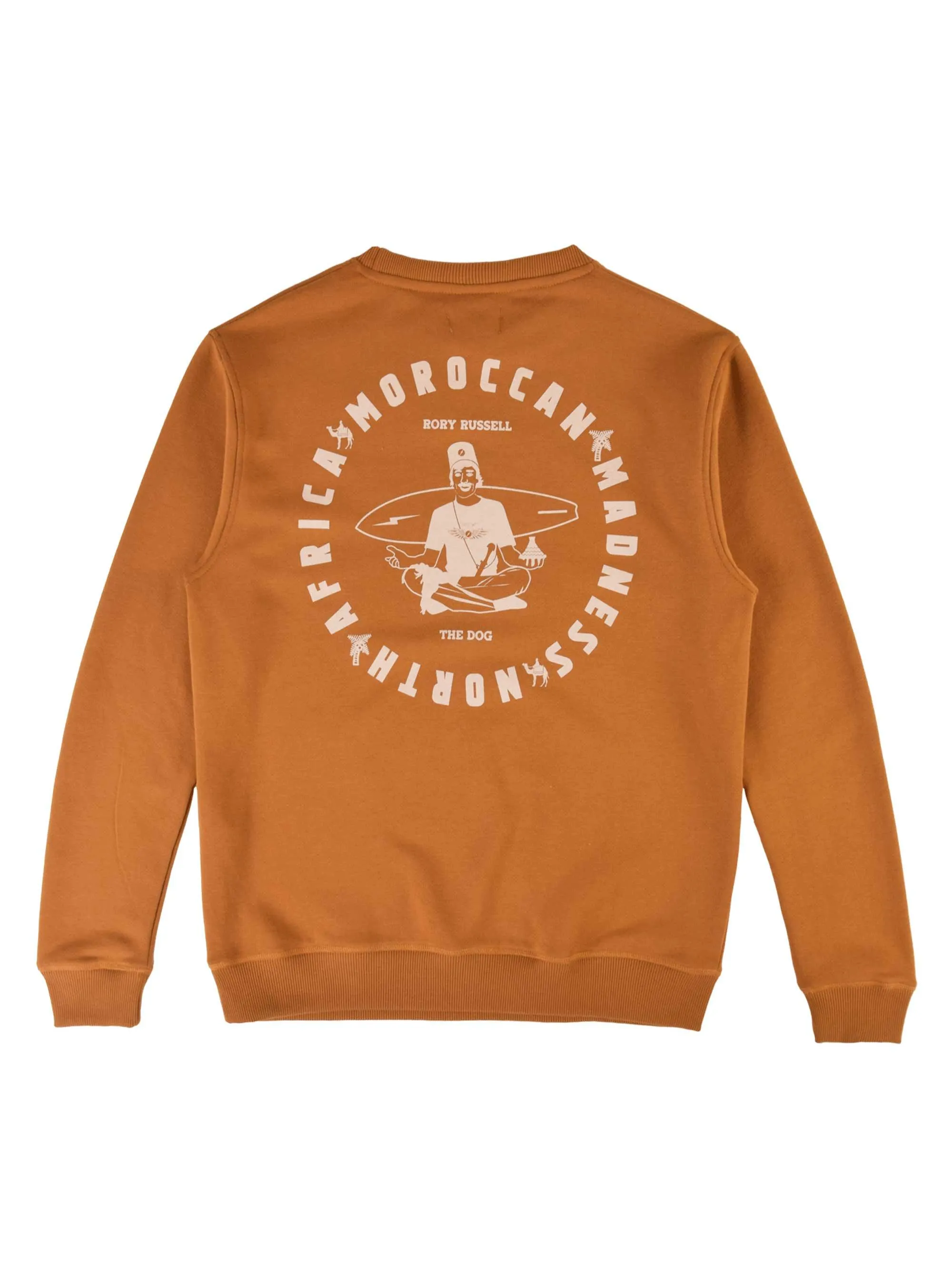 REGULAR SWEATSHIRT WITH FRONT AND BACK PRINT