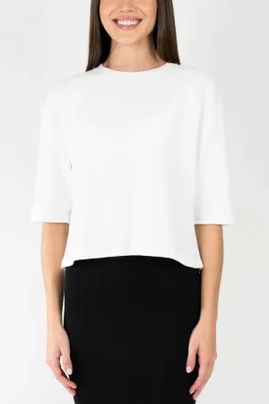 REMI TEE WAFFLE KNIT (WHITE)