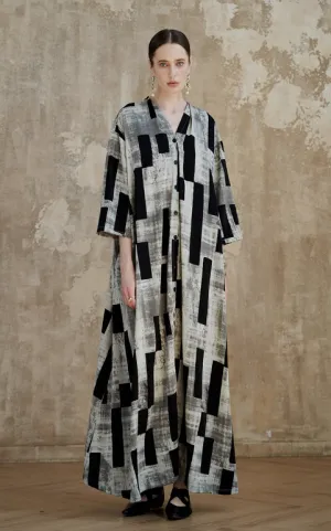 Retro robes, loose and thin, super long robes, literary dresses, long skirts, cardigans and blouses