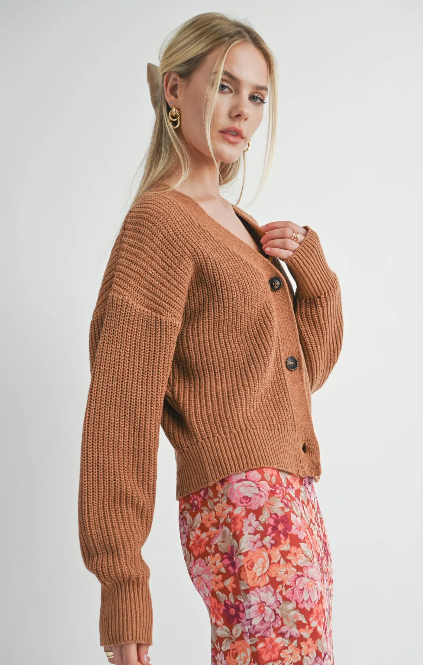 Riley Buttoned Cardi